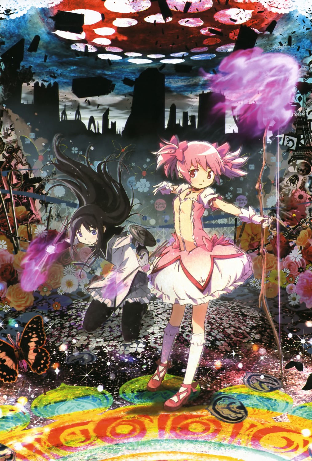 akemi_homura kaname_madoka puella_magi_madoka_magica