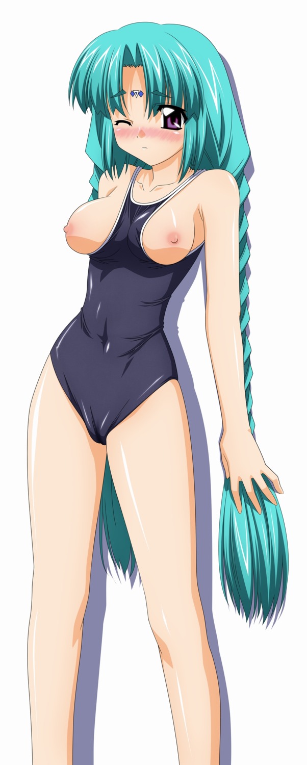 breasts canal_volphied lost_universe nipples school_swimsuit swimsuits wave_ride