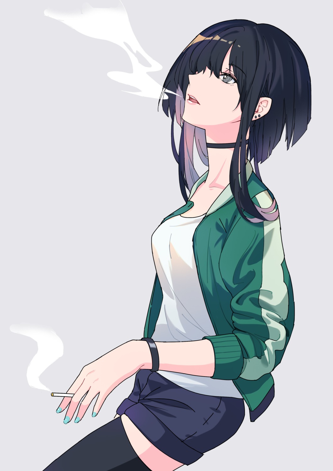 smoking thighhighs tsubasa19900920