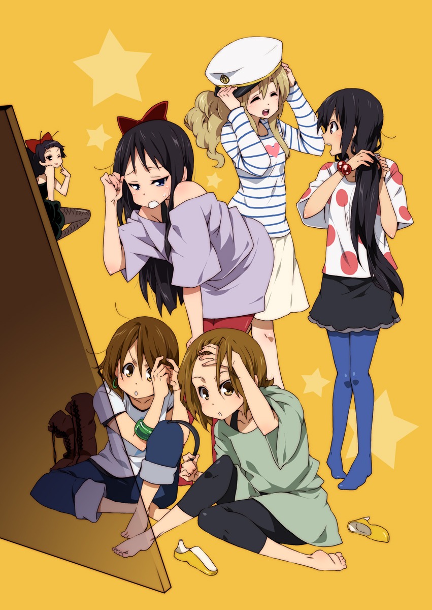 akiyama_mio hirasawa_yui k-on! kotobuki_tsumugi nakano_azusa pantyhose ringo78 tainaka_ritsu