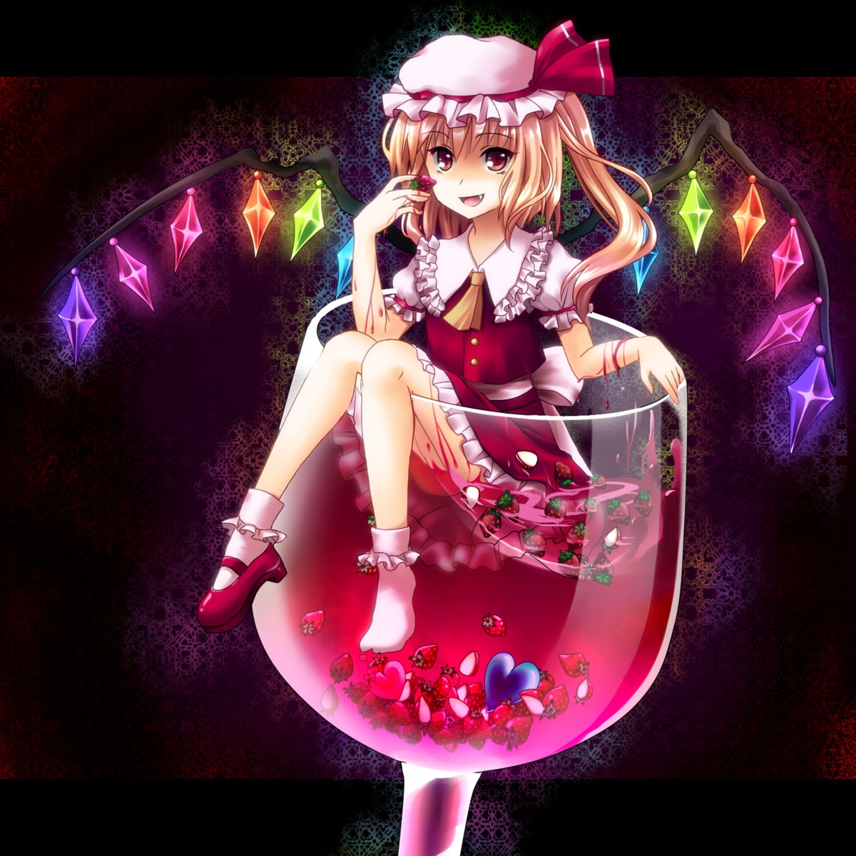 flandre_scarlet mutou_niko touhou wet_clothes