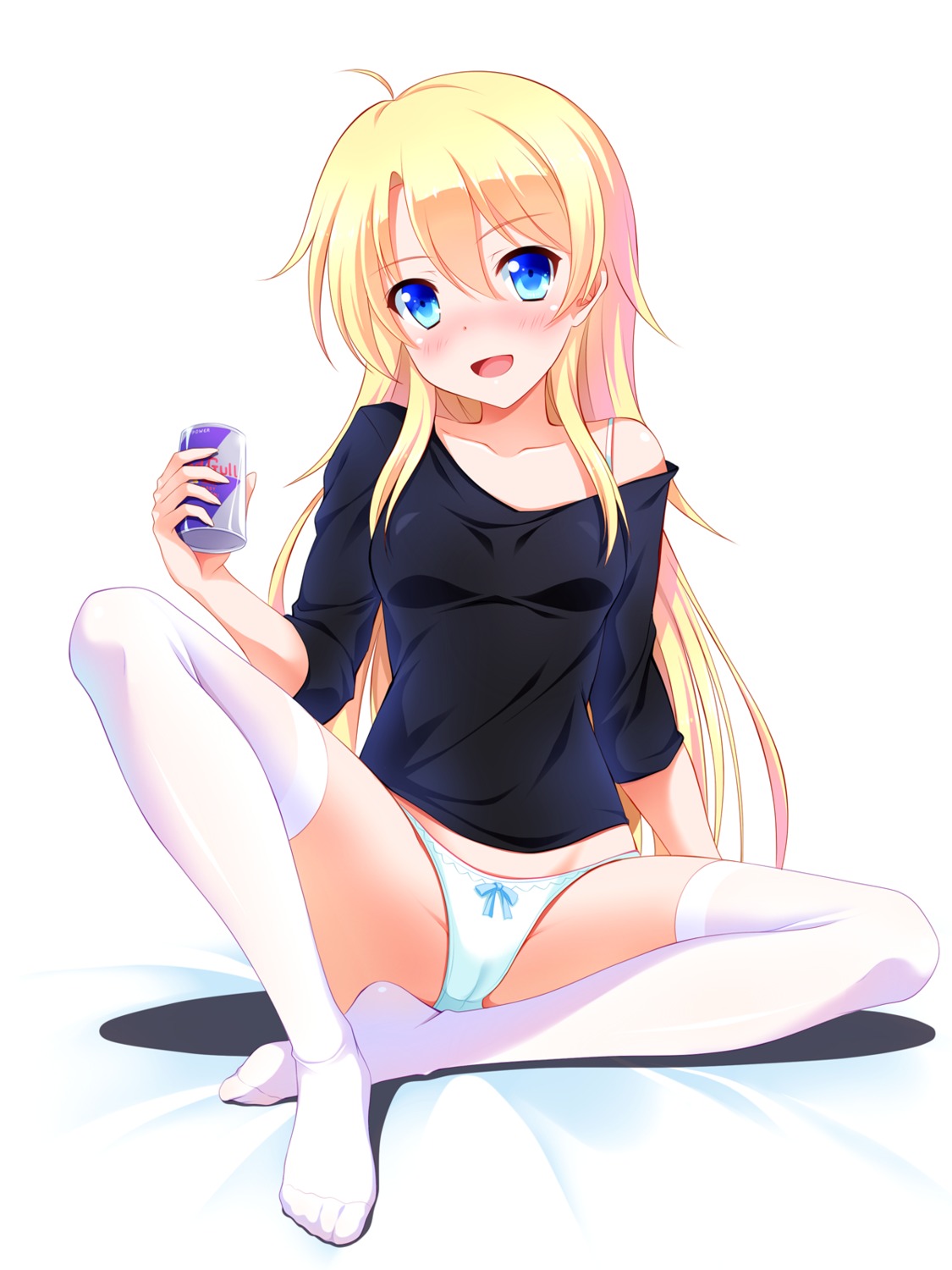 cameltoe feet new_game! pantsu thighhighs yagami-all_hail_nanao yagami_kou