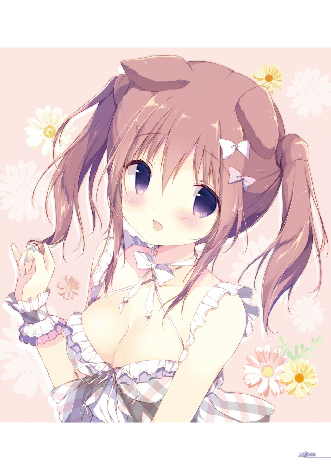 animal_ears digital_version dress inumimi marron_(shiratama) shiratama