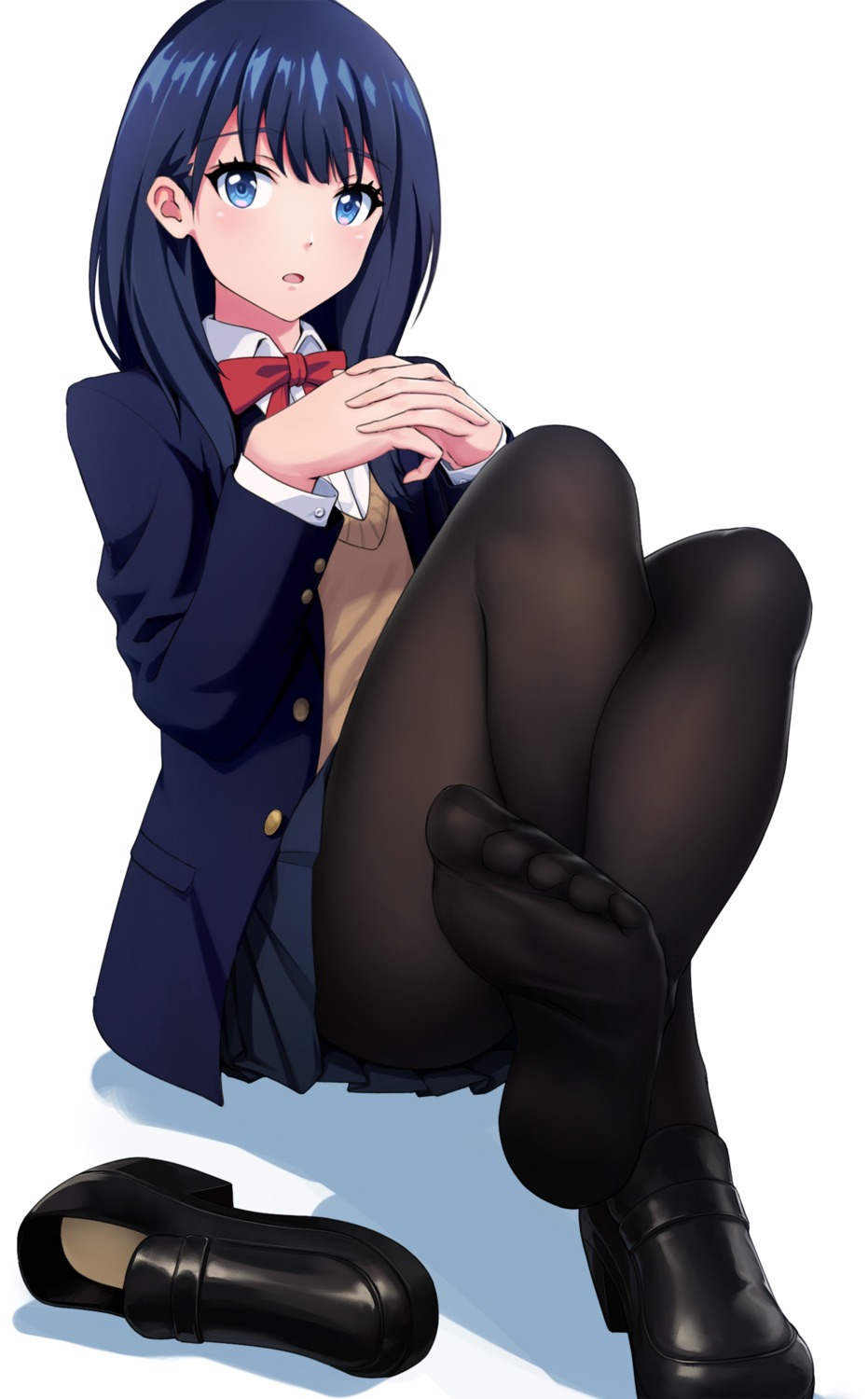 feet kyoumaz pantyhose seifuku ssss.gridman sweater takarada_rikka