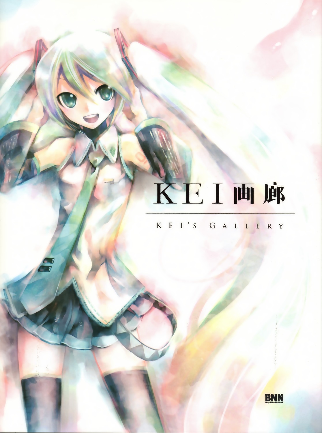 hatsune_miku kei thighhighs vocaloid