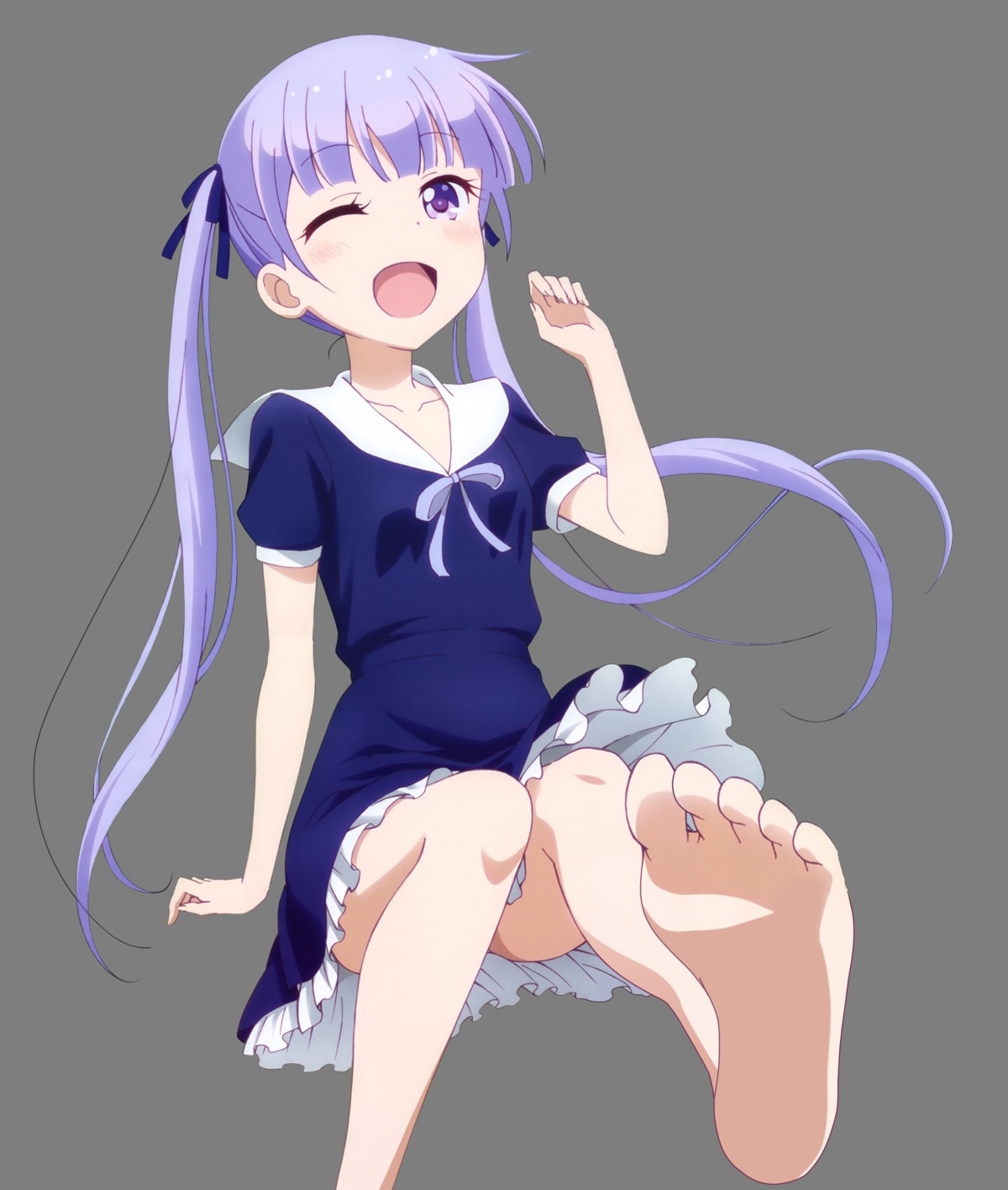 dress feet kikunaga_chisato new_game! suzukaze_aoba transparent_png