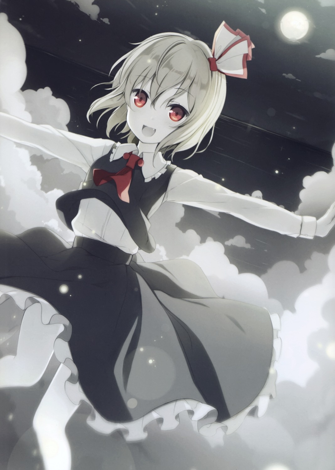 6u eternal_land rumia skirt_lift touhou