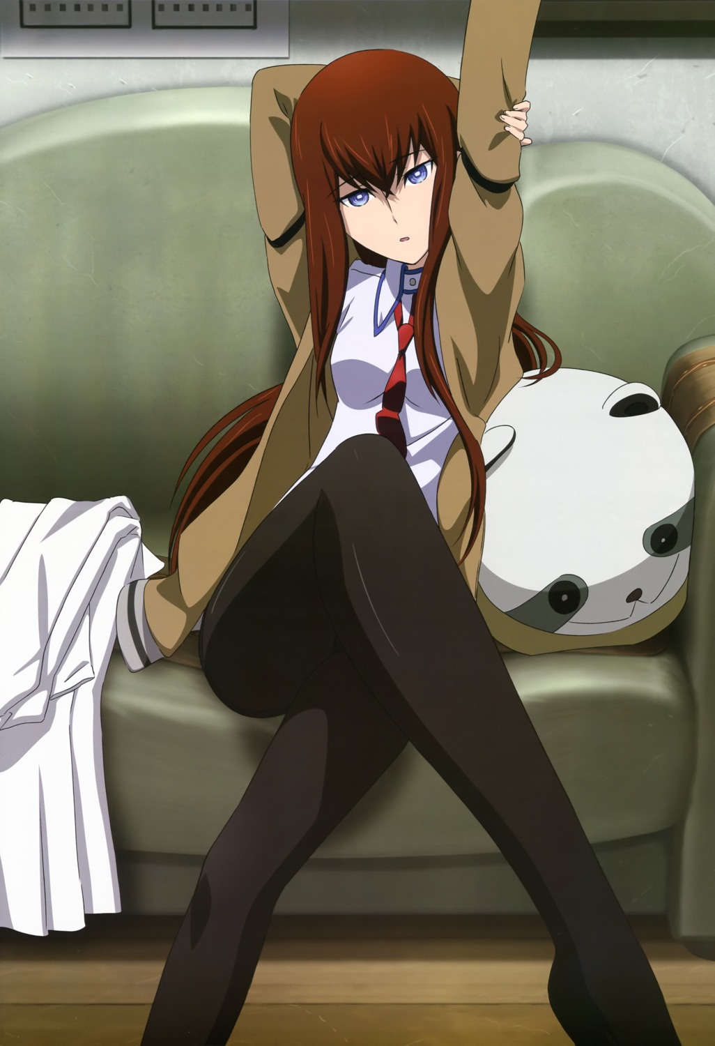 makise_kurisu pantyhose sakai_kyuuta steins;gate