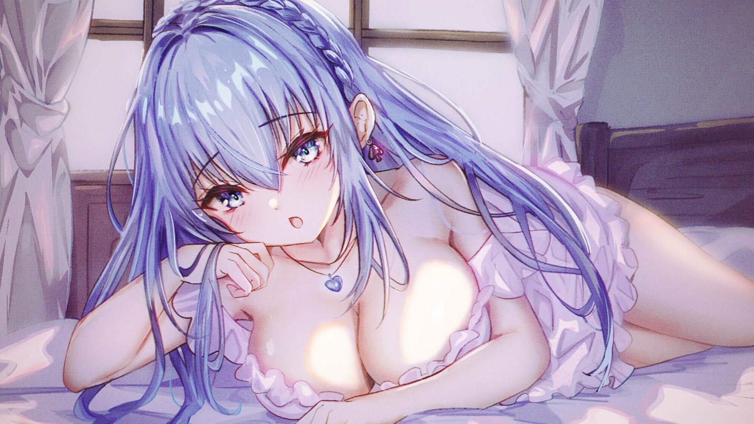 indie_virtual_youtuber jpeg_artifacts kokoha_roni lingerie mito_soosu wallpaper