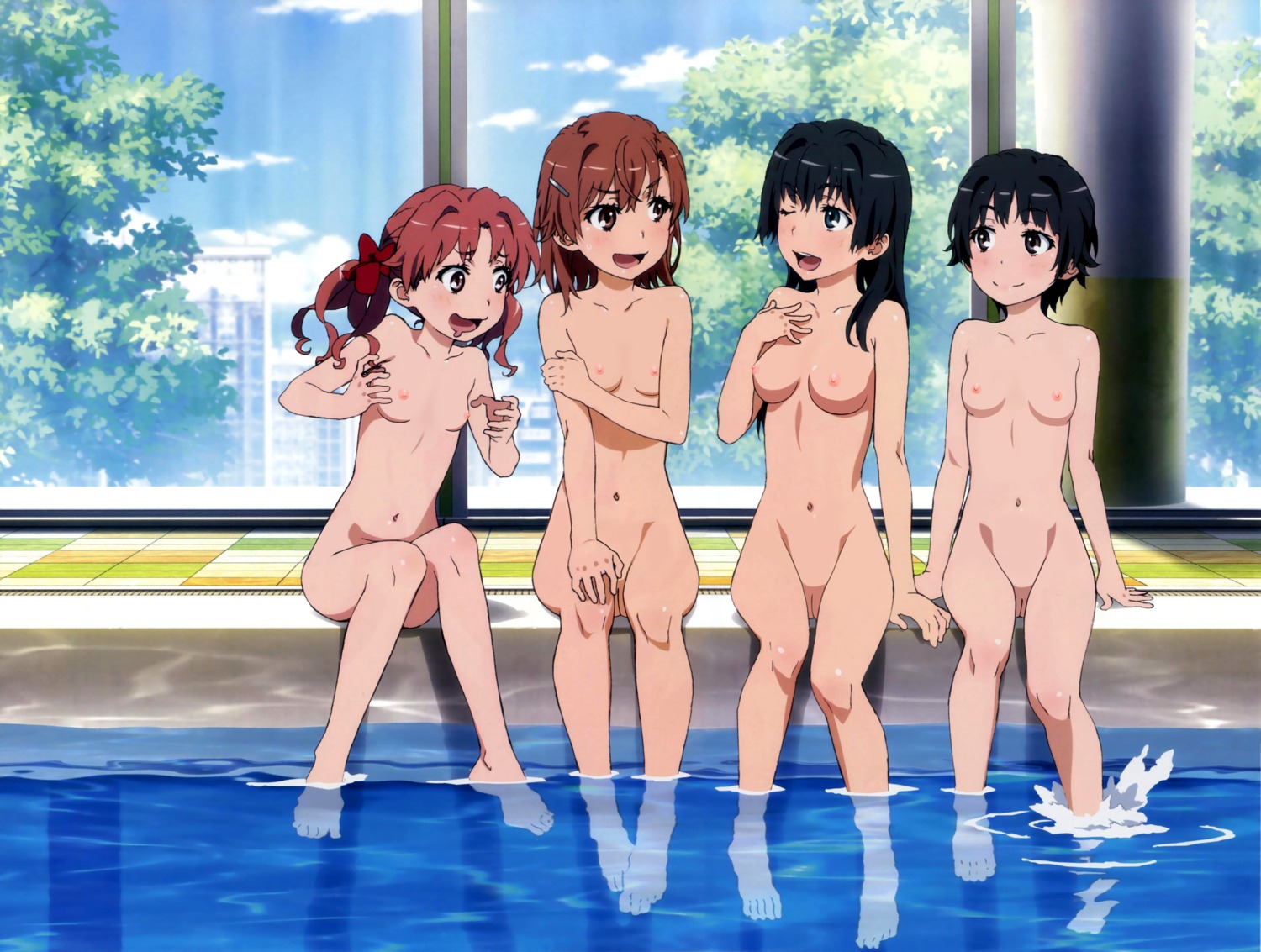 feet loli misaka_mikoto naked nipples photoshop pussy saten_ruiko shirai_kuroko to_aru_kagaku_no_railgun to_aru_kagaku_no_railgun_s to_aru_majutsu_no_index uiharu_kazari wet