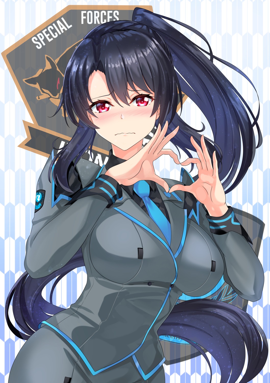 breast_hold muvluv nez-kun uniform