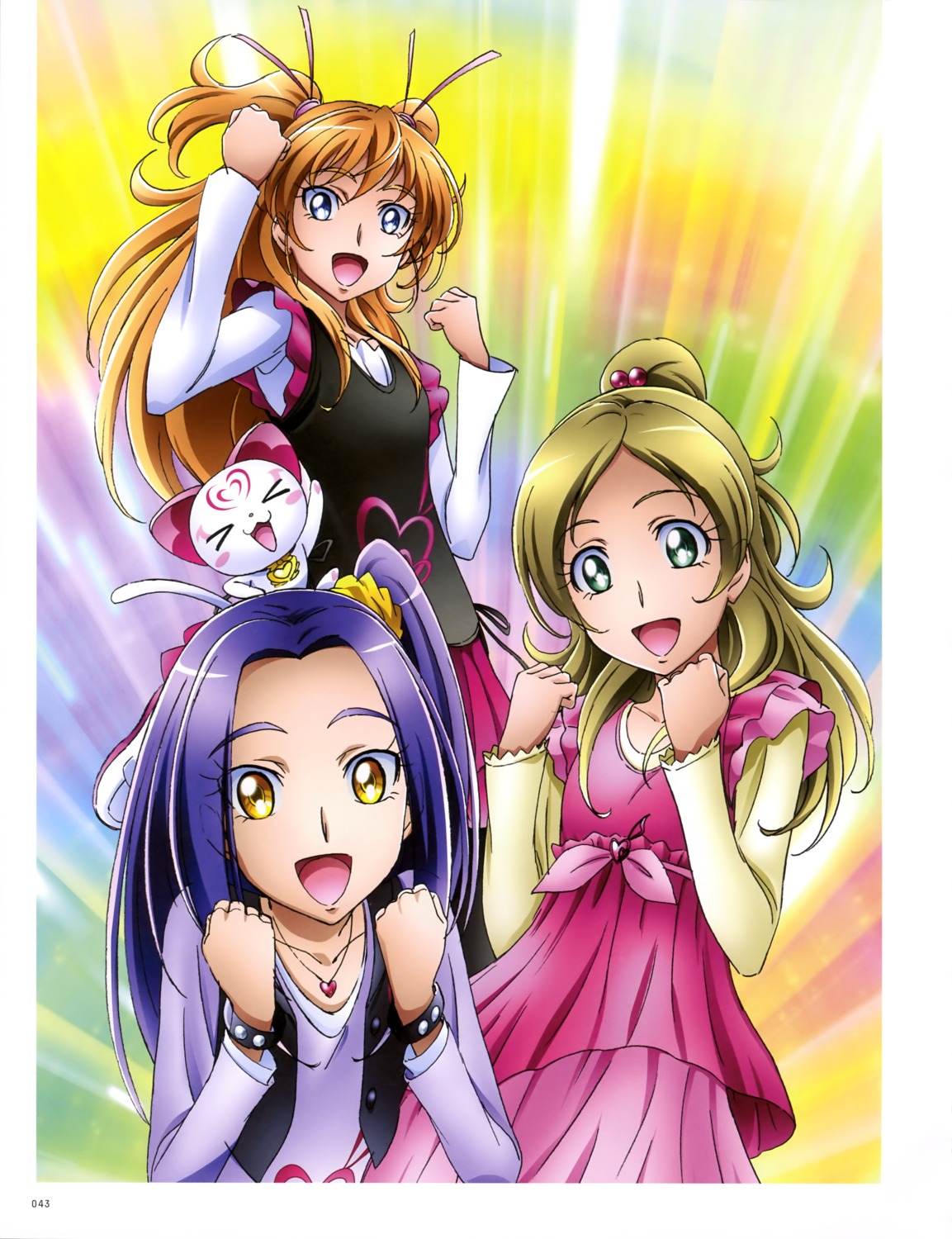 dress houjou_hibiki hummy kurokawa_ellen minamino_kanade precure suite_precure takahashi_akira