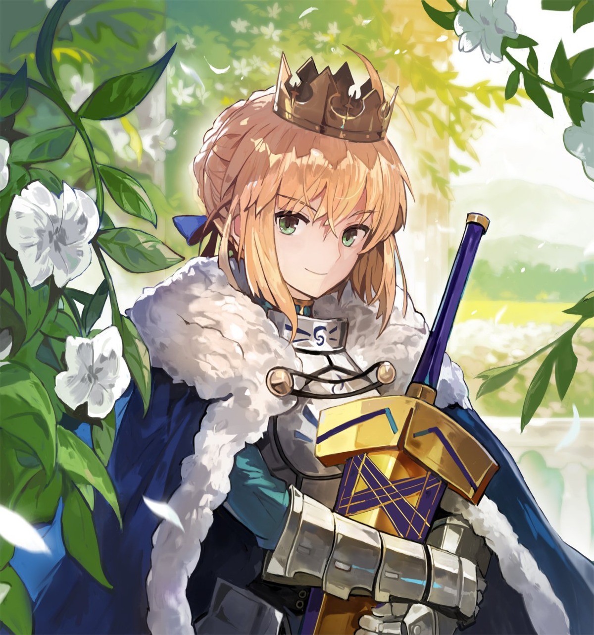 alchemaniac armor fate/grand_order saber sword