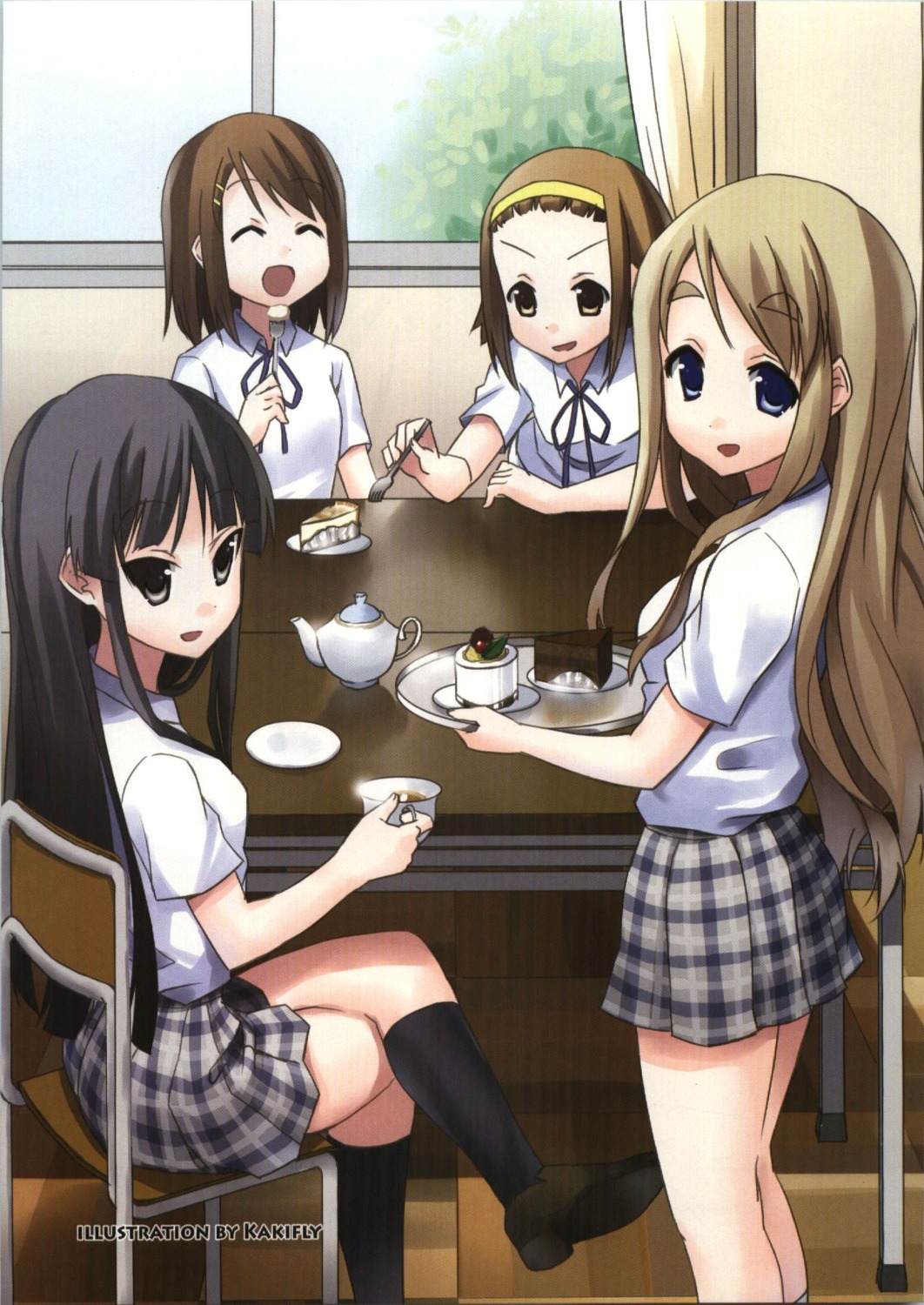 akiyama_mio hirasawa_yui k-on! kakifly kotobuki_tsumugi scanning_artifacts screening tainaka_ritsu