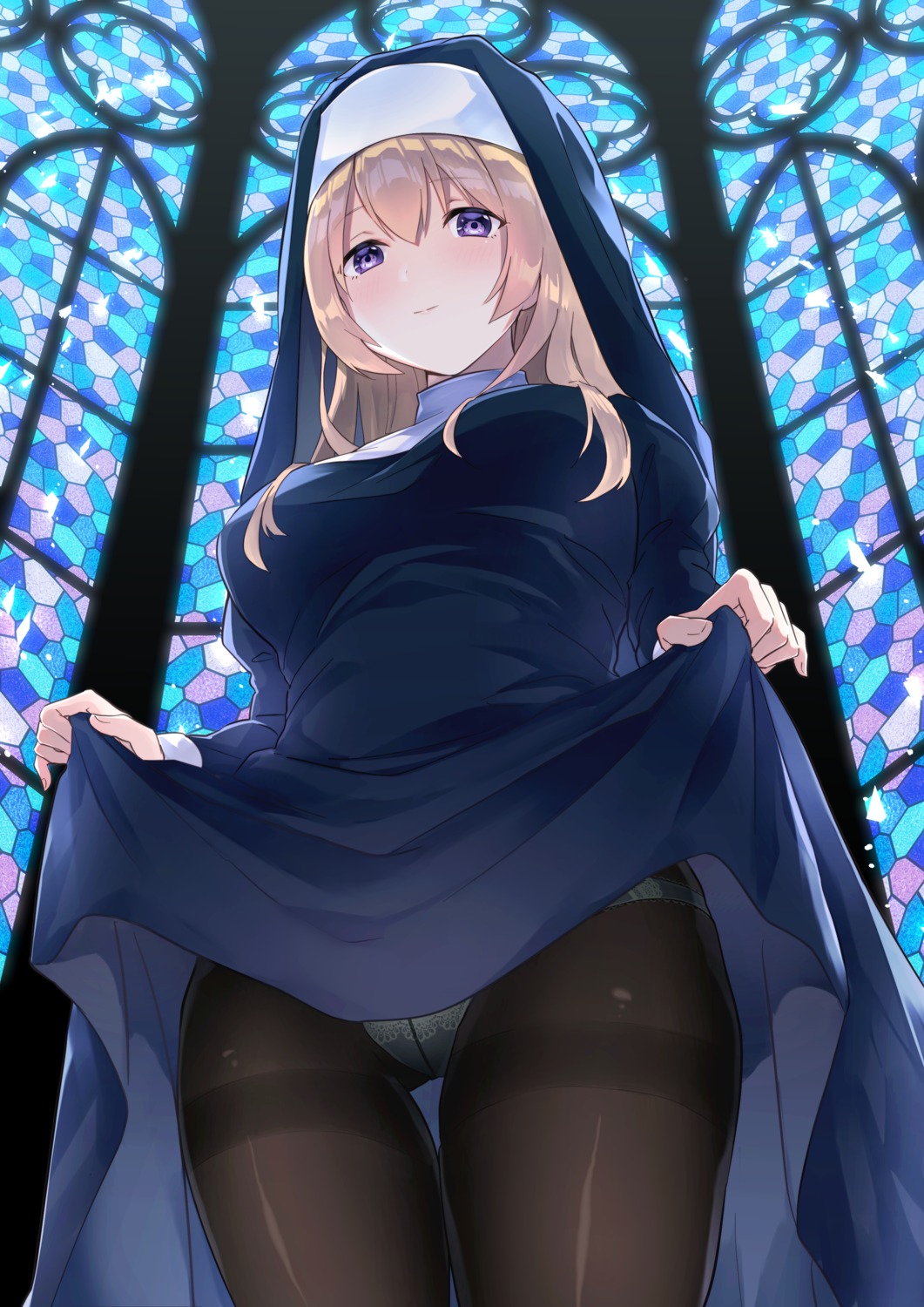 en_(sonos) nun pantsu pantyhose skirt_lift