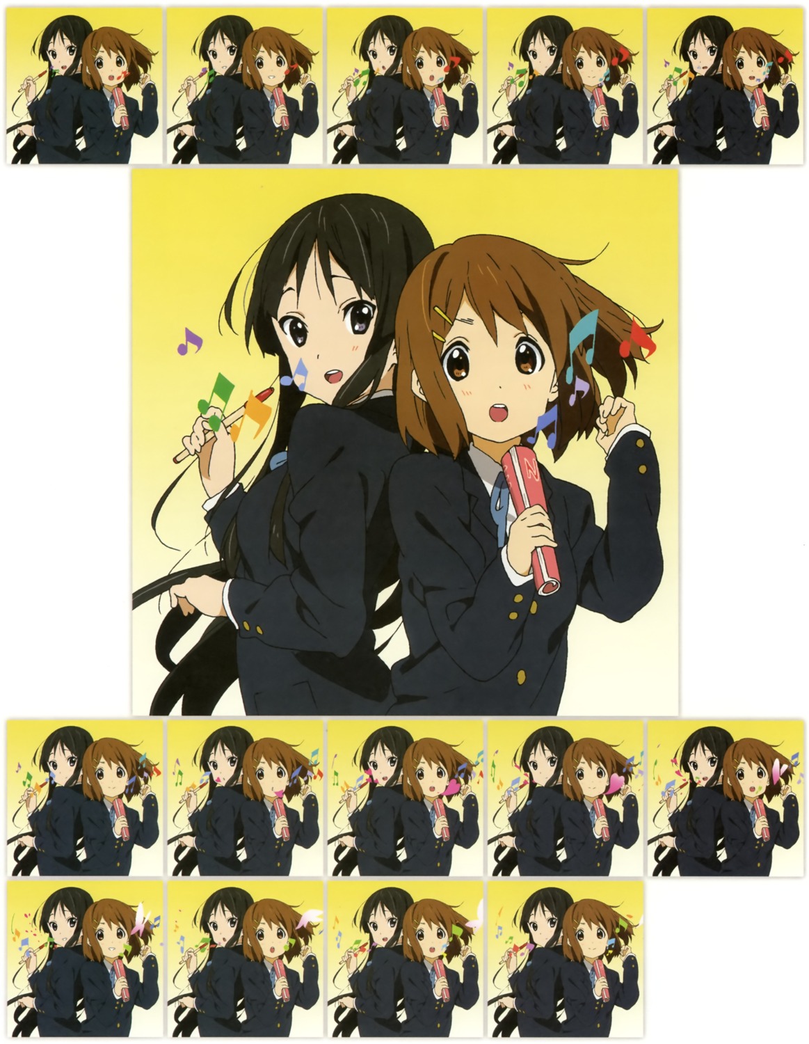 akiyama_mio hirasawa_yui jpeg_artifacts k-on! seifuku