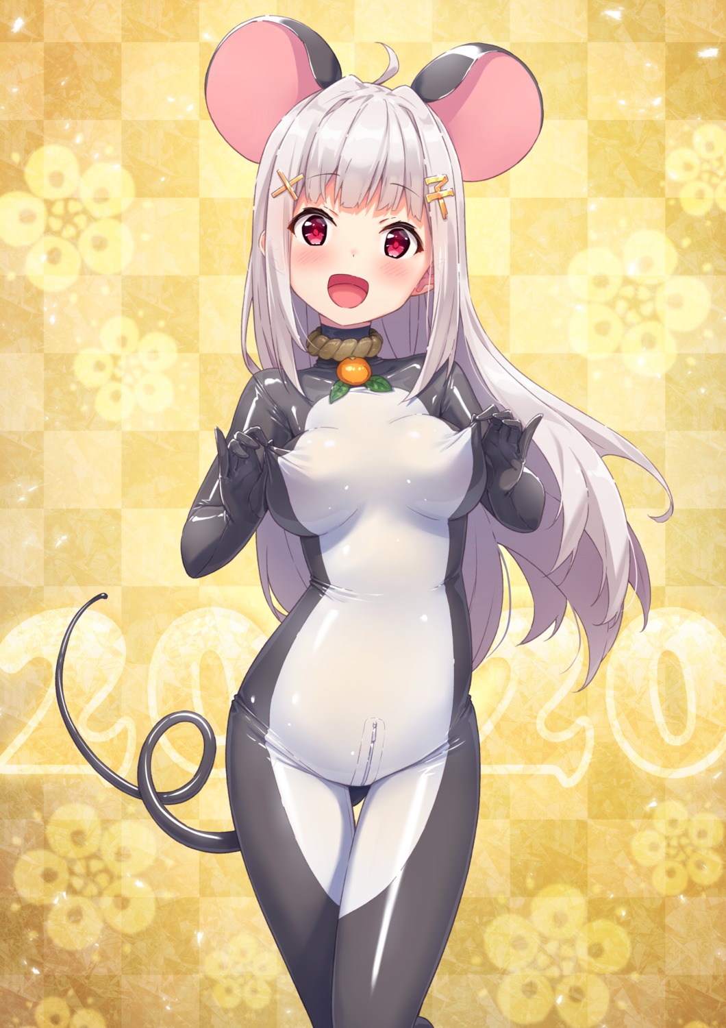 animal_ears bodysuit purinpu tail