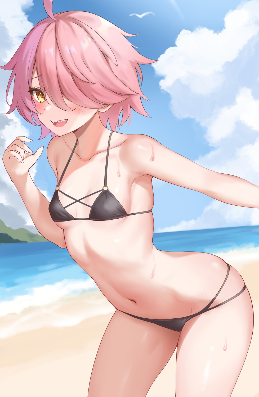 benghuai_xueyuan bikini hayasaka honkai_impact sin_mal_(honkai_impact) swimsuits