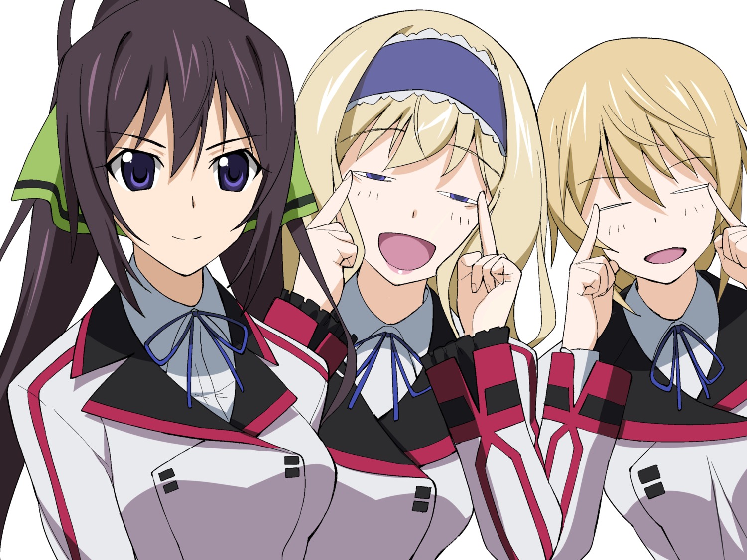 a1 cecilia_alcott charlotte_dunois infinite_stratos initial-g seifuku shinonono_houki