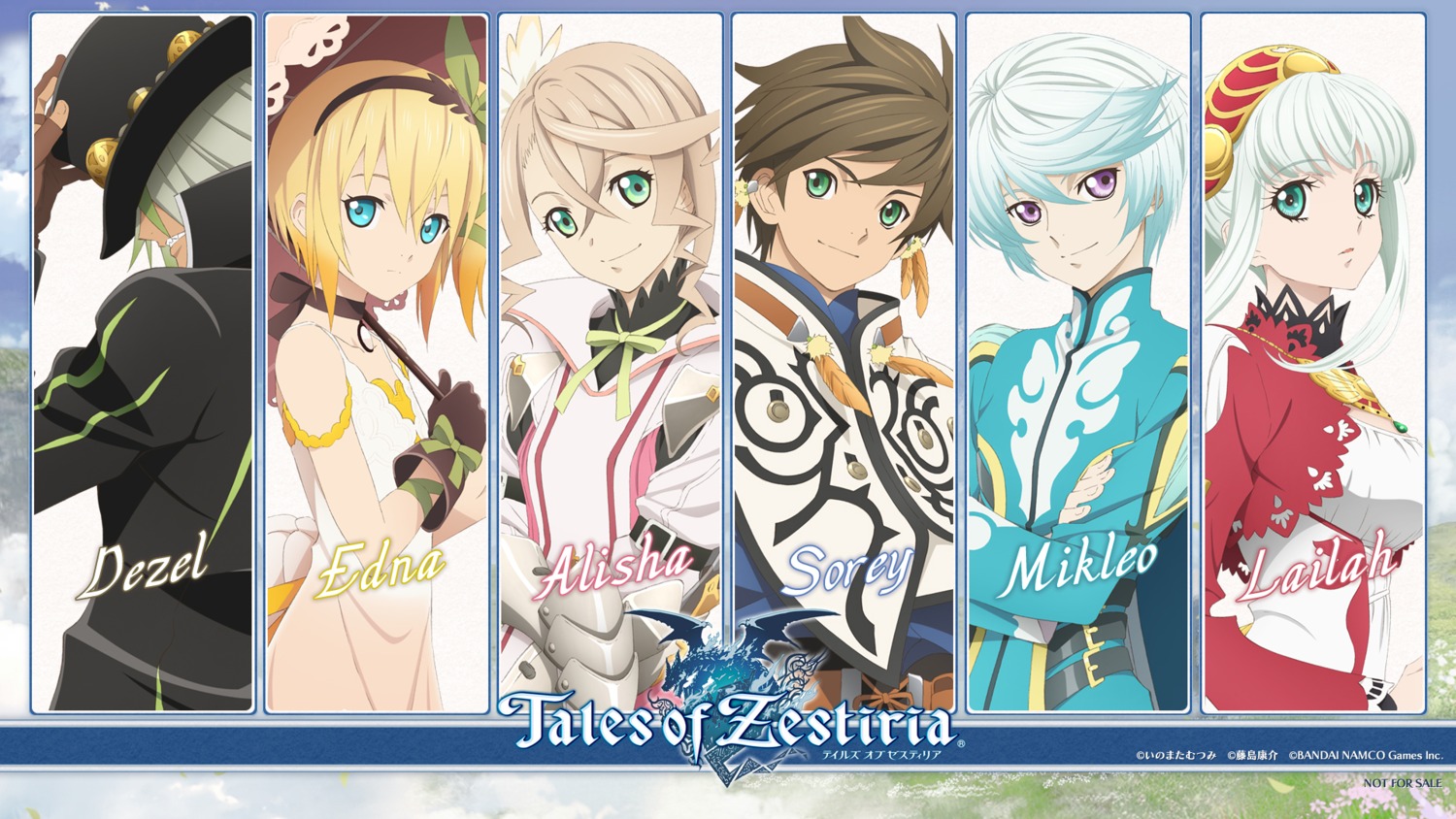 alisha armor dezel dress edna lailah mikleo sorey tales_of tales_of_zestiria umbrella