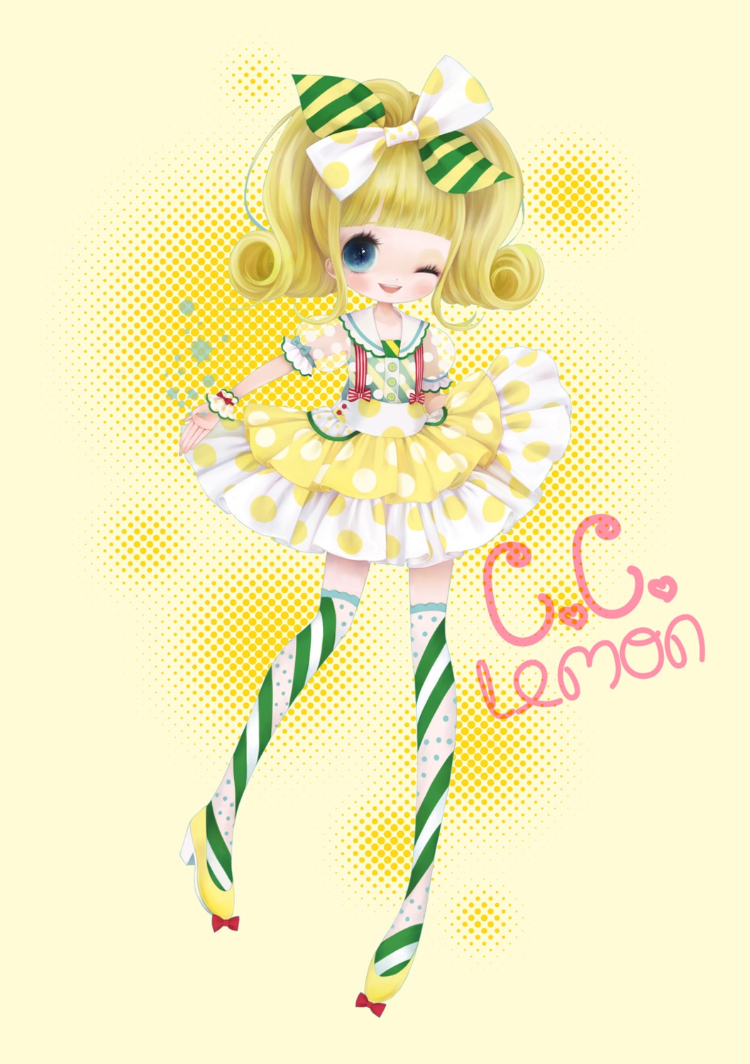 c.c._lemon c.c._lemon_(character) kabasawa_kina lolita_fashion thighhighs