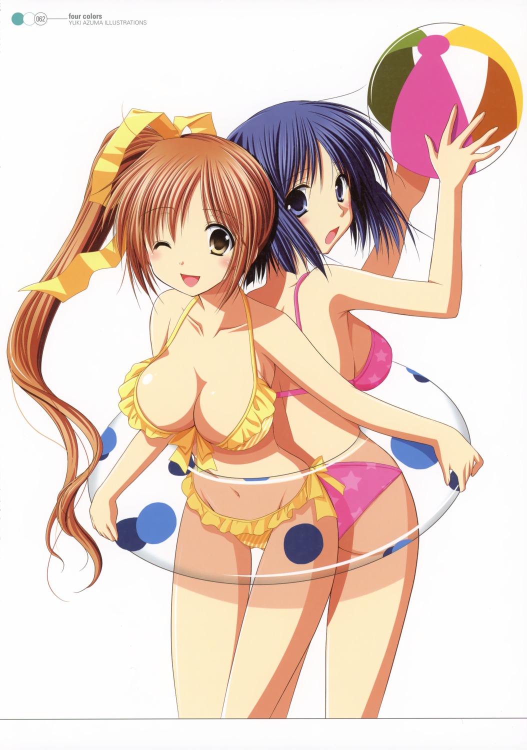 azuma_yuki bikini cleavage swimsuits