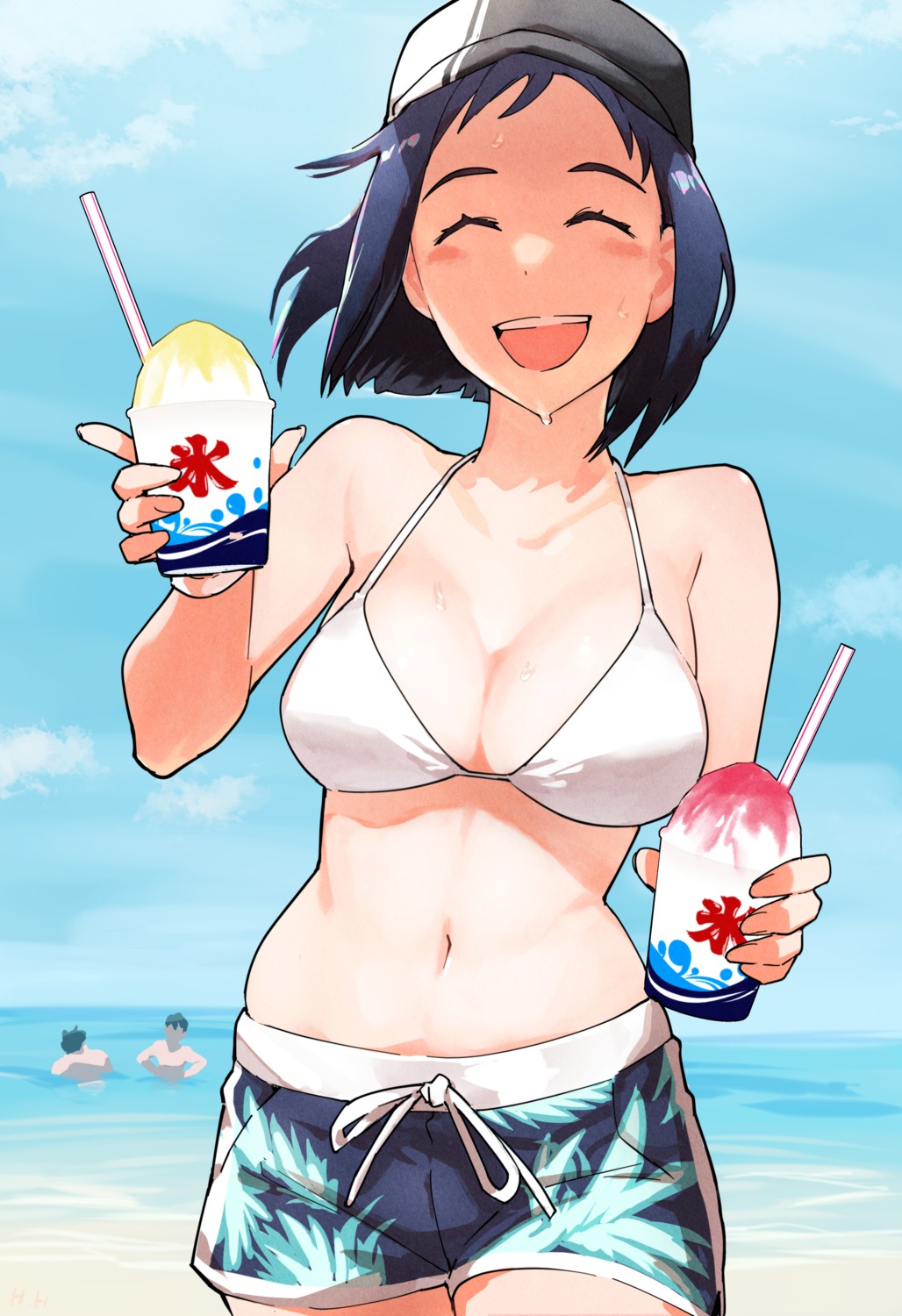 bikini_top demi-chan_wa_kataritai eringi25 swimsuits takahashi_yoko