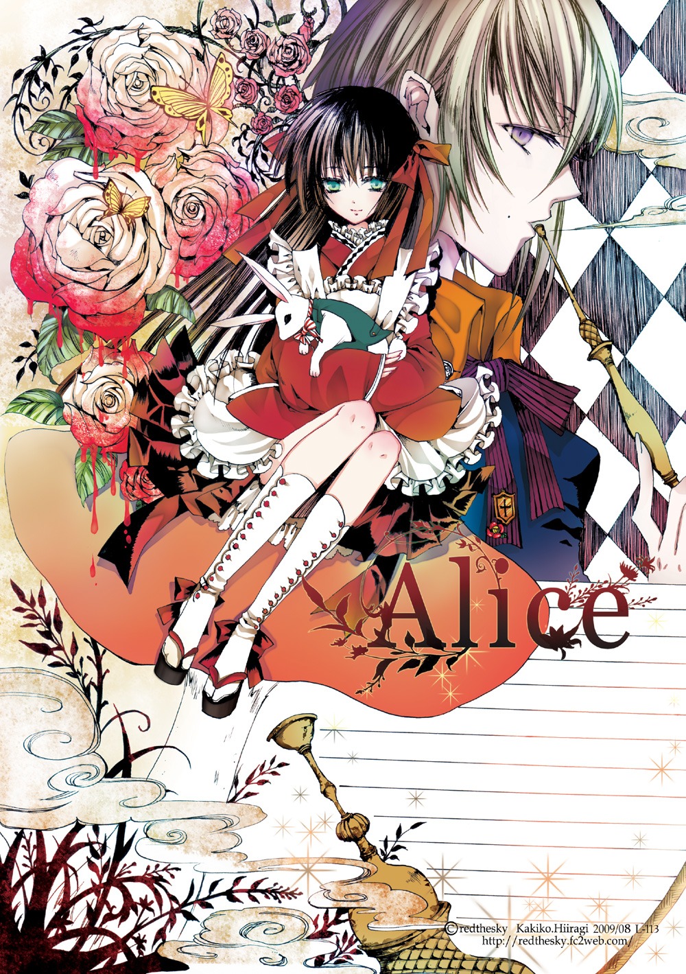 alice alice_in_wonderland japanese_clothes kakiko lolita_fashion wa_lolita