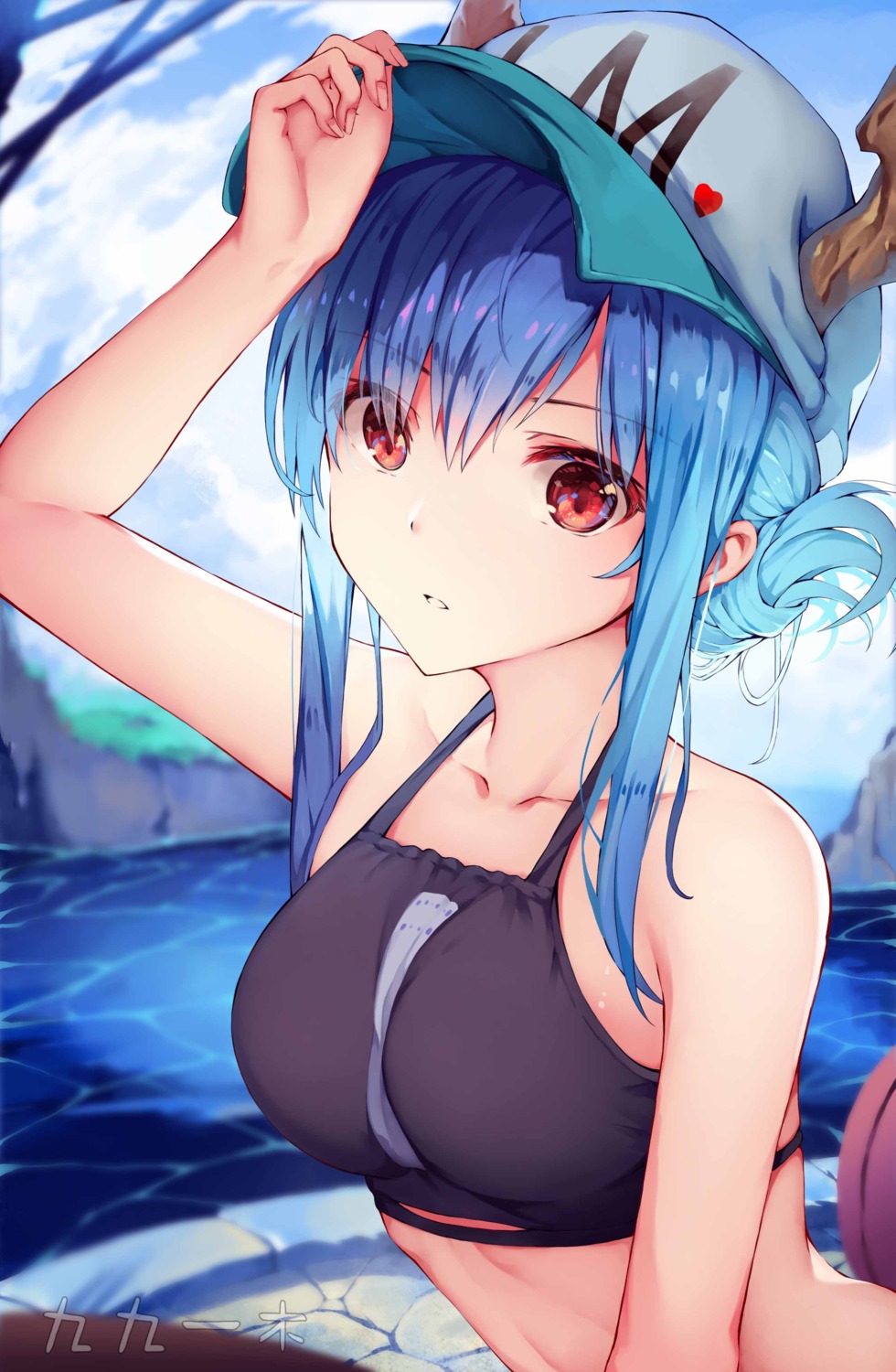 arknights bikini_top horns rafael-m swimsuits