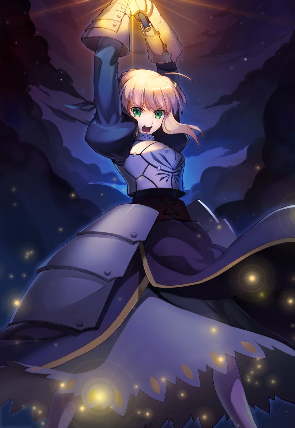 armor dress fate/stay_night saber sword vmax-ver