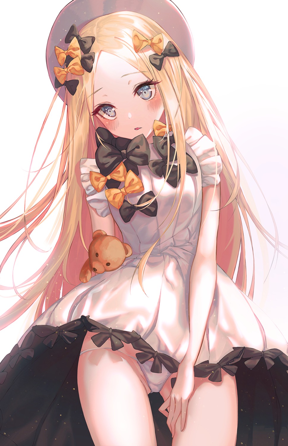 abigail_williams_(fate) dress fate/grand_order loli merryj pantsu skirt_lift