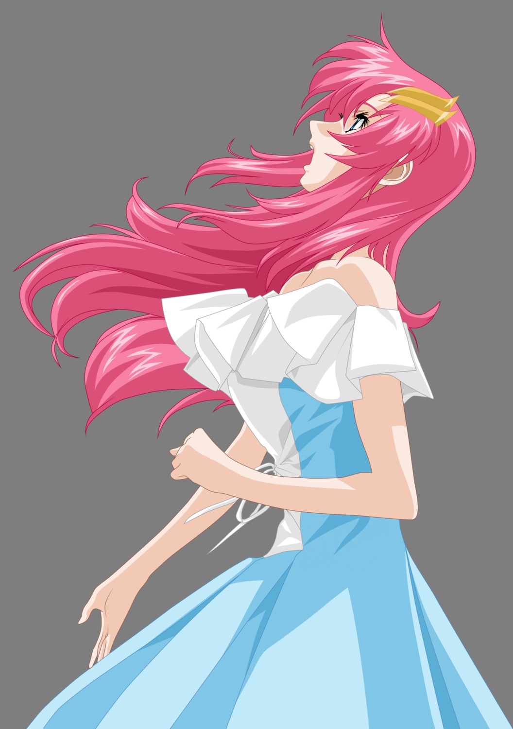 gundam gundam_seed lacus_clyne transparent_png vector_trace