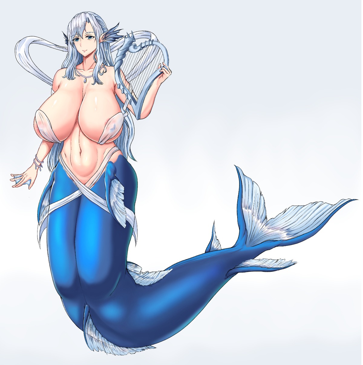 mermaid monster_girl nipples see_through swimsuits tagme tail