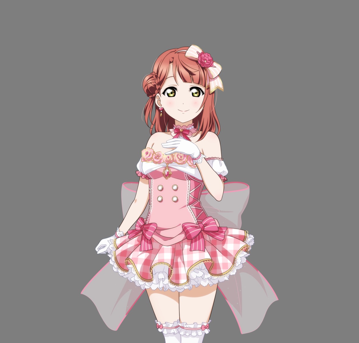 breast_hold love_live!_nijigasaki_high_school_idol_club love_live!_school_idol_festival_all_stars tagme thighhighs transparent_png uehara_ayumu