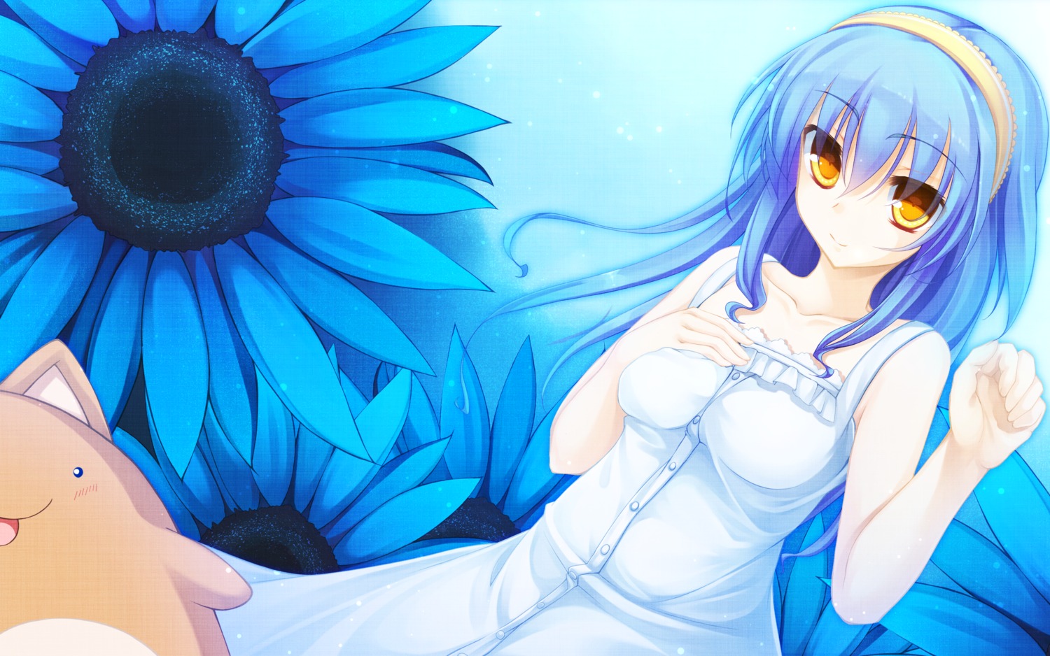 dress hiiragi_tsukino suzukaze_no_melt tenmaso wallpaper