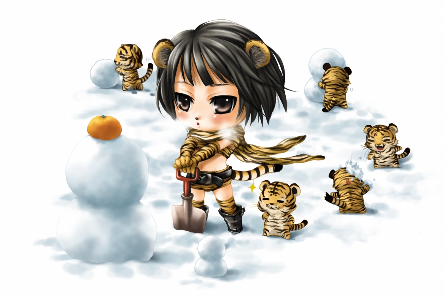 animal_ears chibi neko tail totomachi