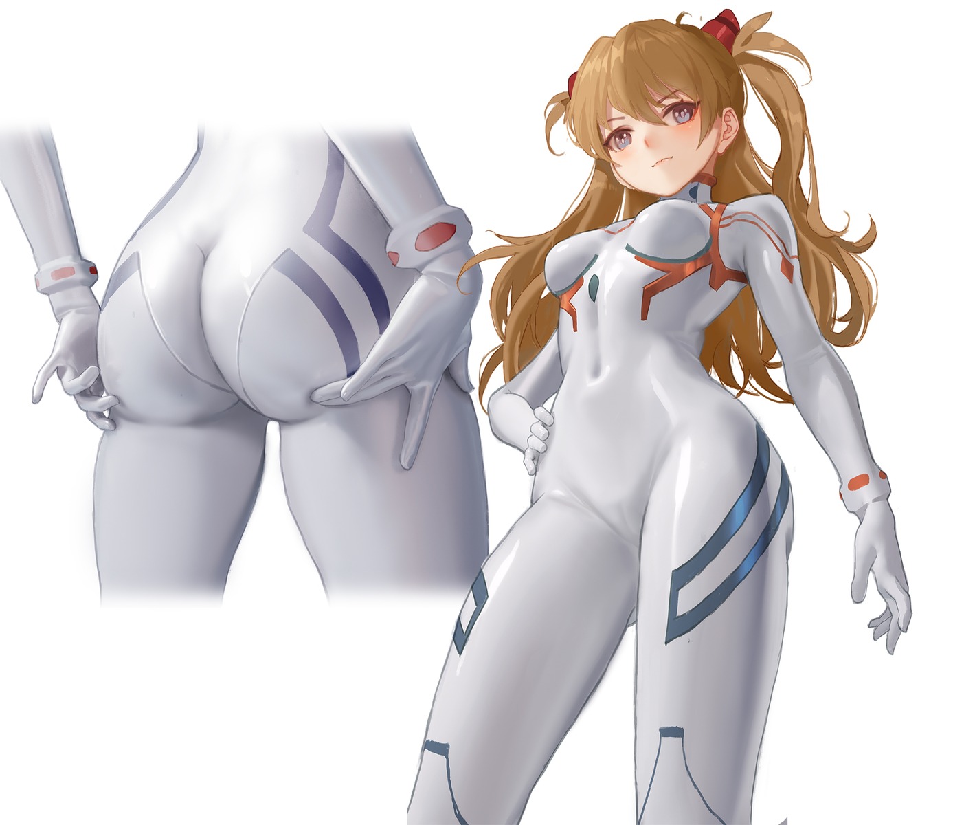 ass bodysuit cameltoe d8800880 neon_genesis_evangelion souryuu_asuka_langley