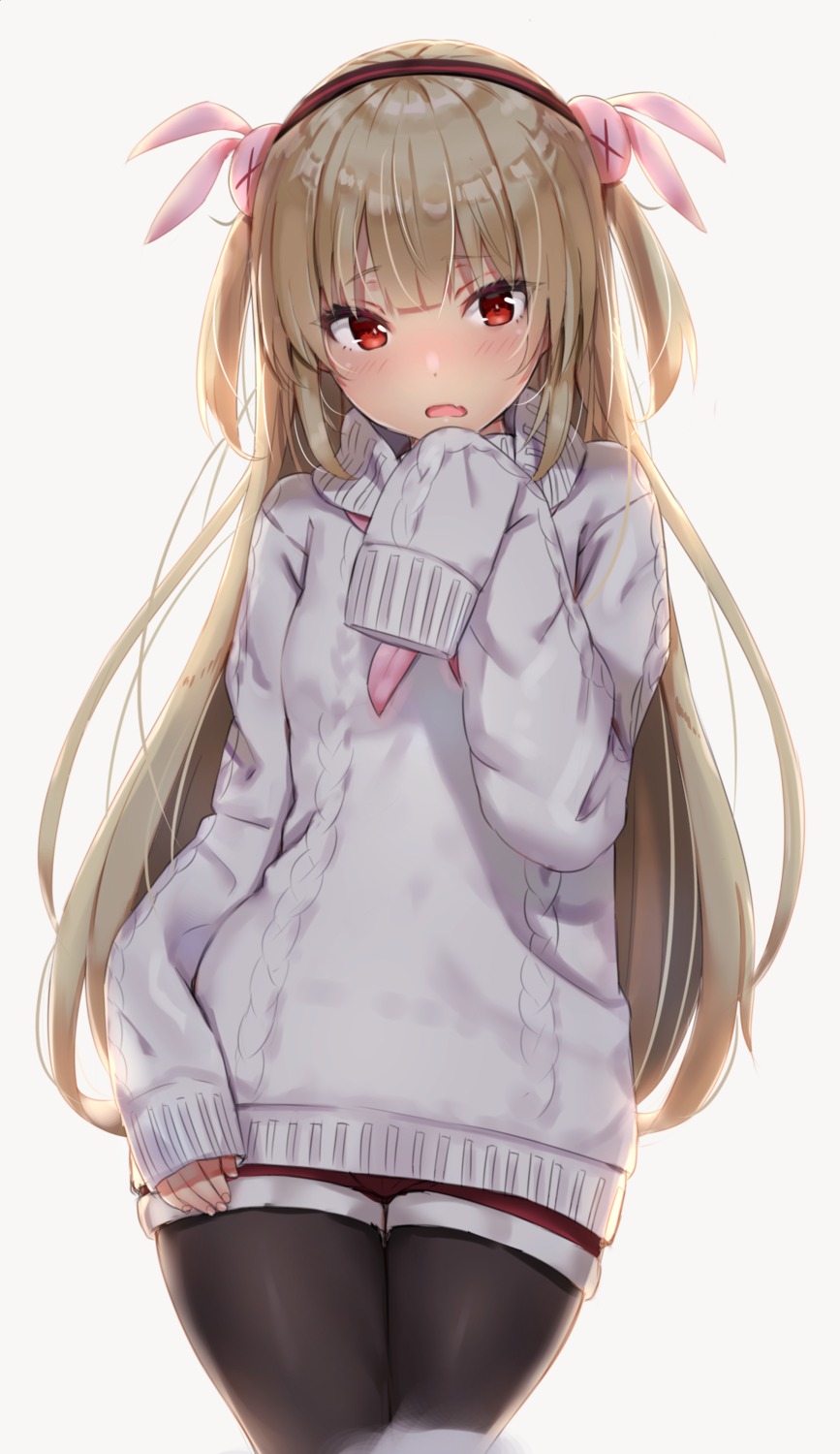 natori_sana pantyhose reinama sana_channel sweater