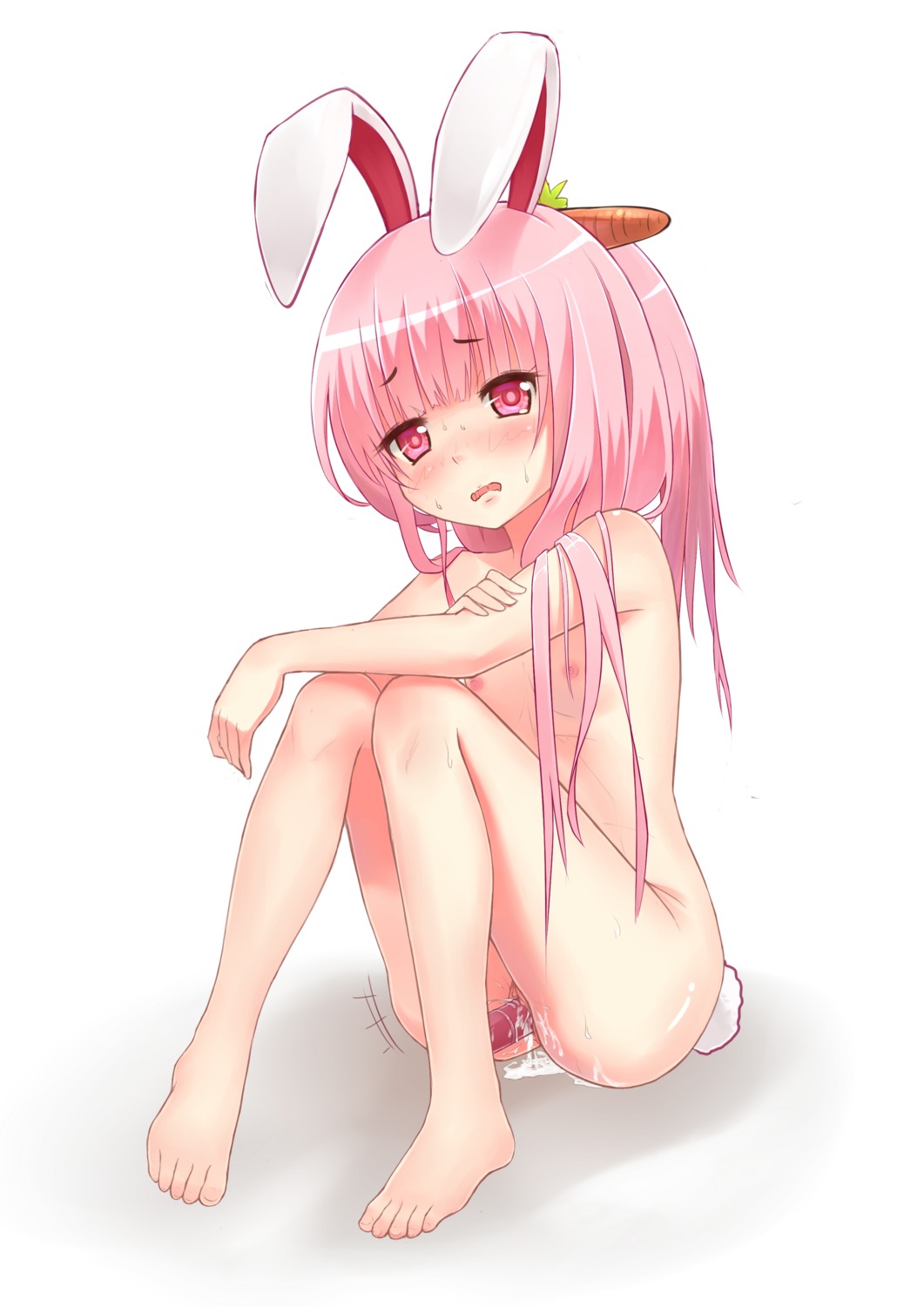 animal_ears bunny_ears dildo feet loli naked pussy pussy_juice tail uncensored vibrator xiaoyin_li