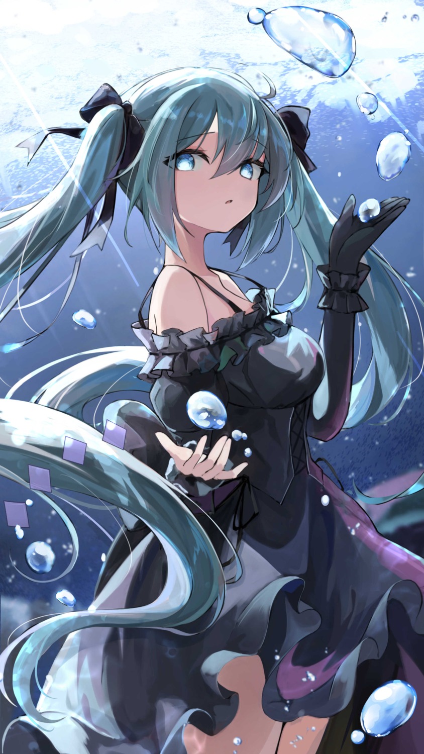 dress hatsune_miku shinkai_shoujo_(vocaloid) tagme vocaloid