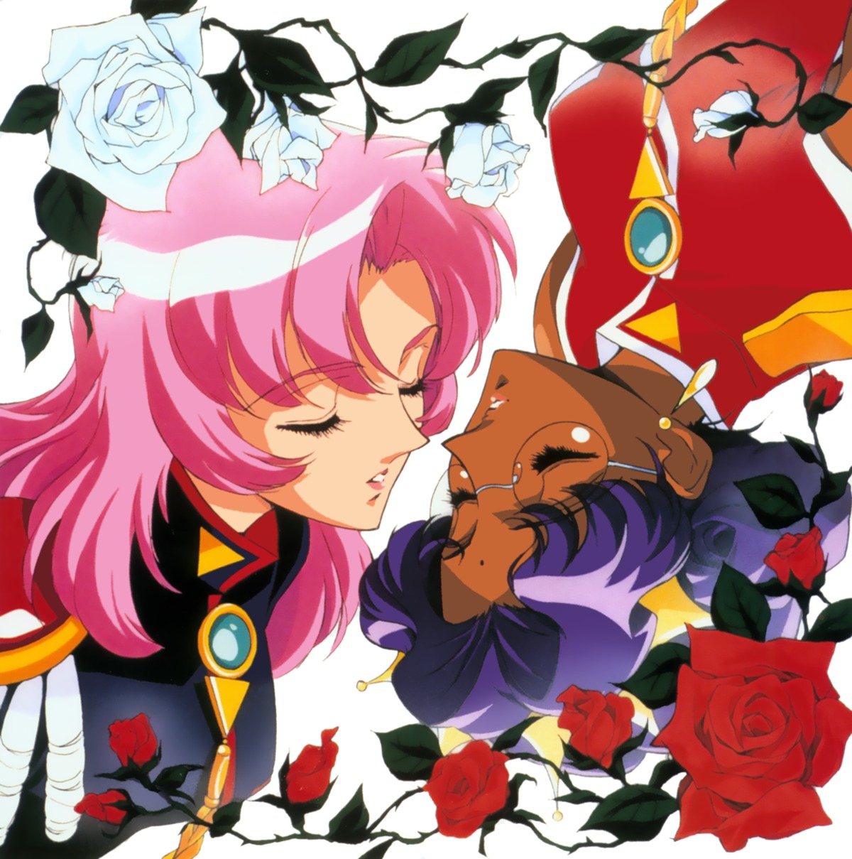 himemiya_anthy megane revolutionary_girl_utena tenjou_utena yuri