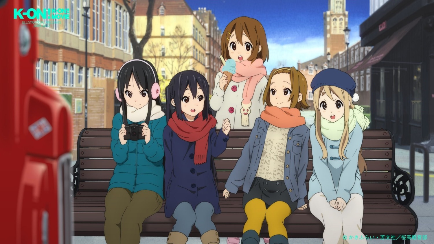 akiyama_mio hirasawa_yui horiguchi_yukiko k-on! kotobuki_tsumugi nakano_azusa pantyhose tainaka_ritsu wallpaper