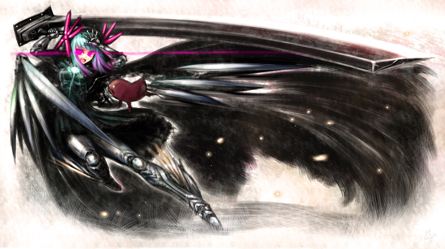 armor kotoba_noriaki sword wings