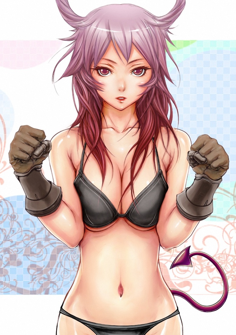 bikini cleavage kajitsu swimsuits tail