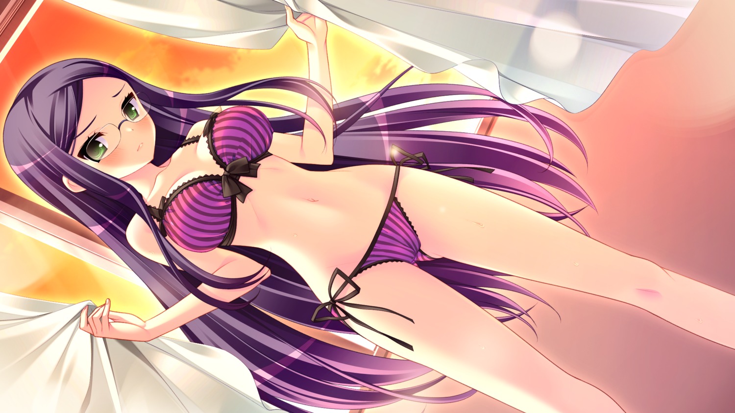 bra cameltoe game_cg hamashima_shigeo megane pantsu pochi_to_goshujin-sama skyfish_poco string_panties yamamine_hijiri_bernard