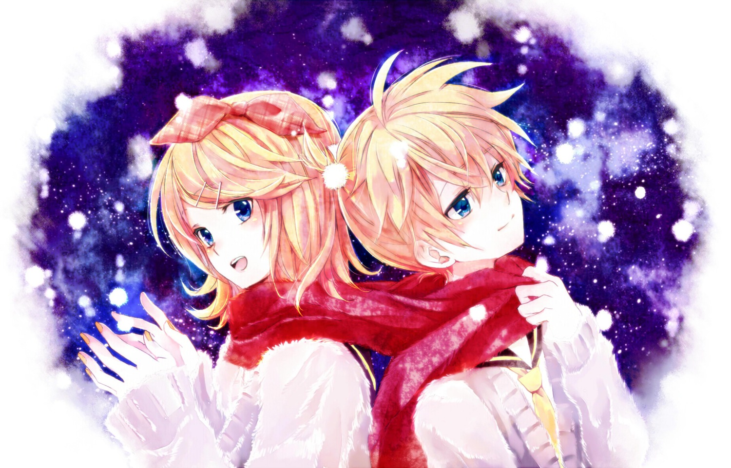 kagamine_len kagamine_rin serina vocaloid