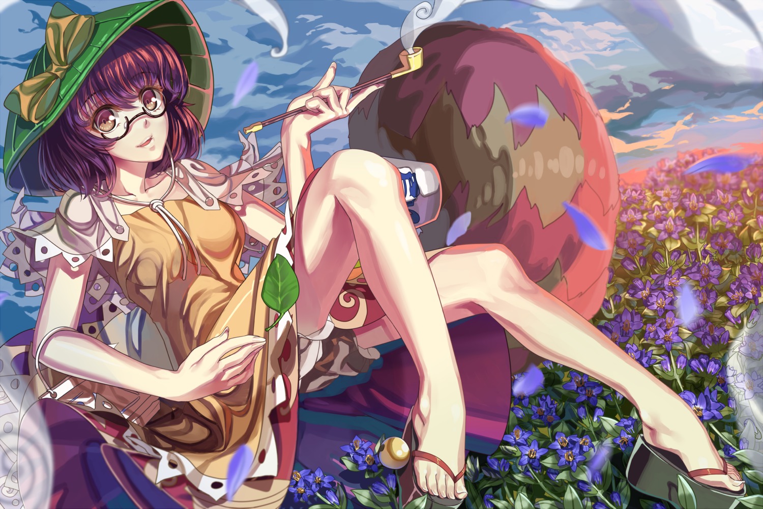 futatsuiwa_mamizou megane touhou xiaoai