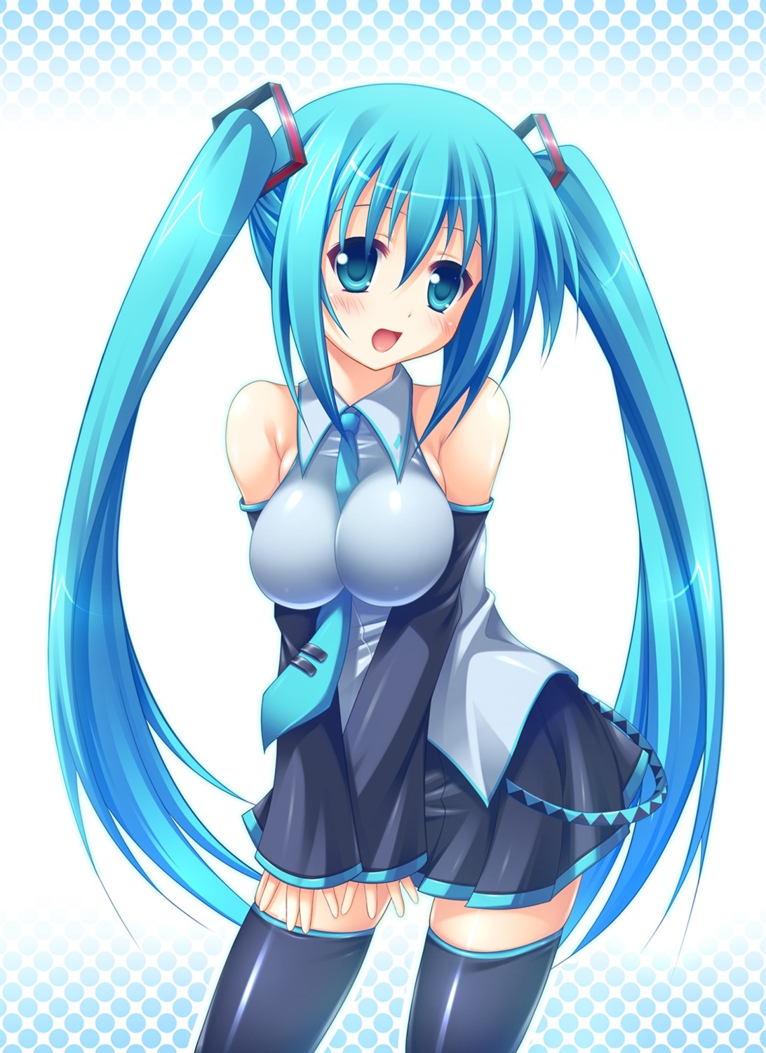 hatsune_miku miu_(c_blue) thighhighs vocaloid