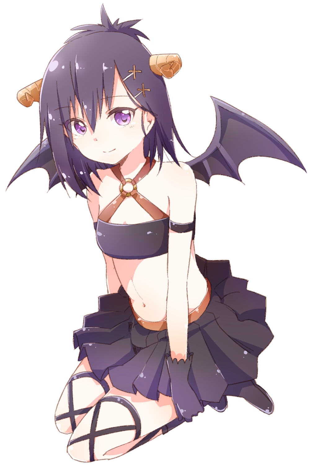 bafarin gabriel_dropout garter horns tsukinose_vignette_april wings