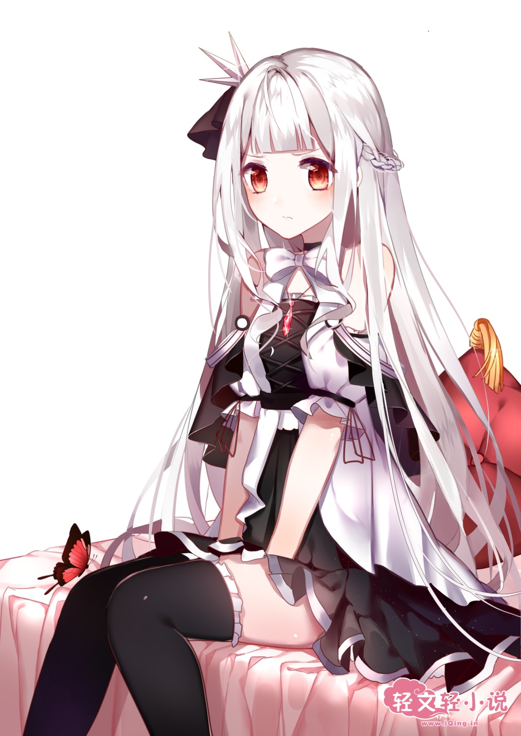 akira_(ying) dress thighhighs